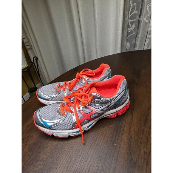 Asics GEL-Exalt 2 Womens Size 9 Orange Gray Fluid Fit Running Walking Shoes - Picture 8 of 16